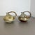 Article: set of 2 vases. Design: Kurt Tschörner. Producer: Ruscha, Germany. Decade: 1960s: This original vintage vase set...