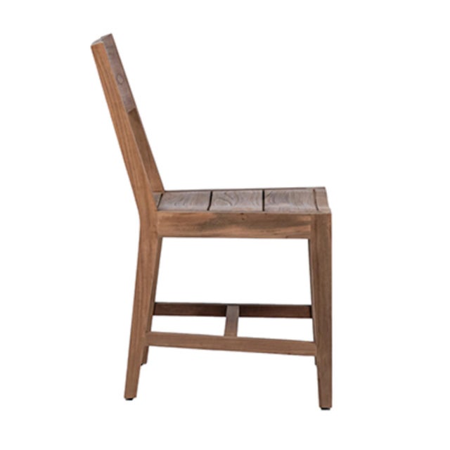 Raw Teak Wood Dining Chair Chairish