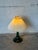 1960s Mid-Century Modern Green Glass Table Lamp With Le Klint Shade Danish For Sale - Image 4 of 9
