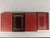 Set of 4 Red & Burgundy Gold Gilt Decorative Books, Dickens & Ellery Queen For Sale - Image 15 of 16