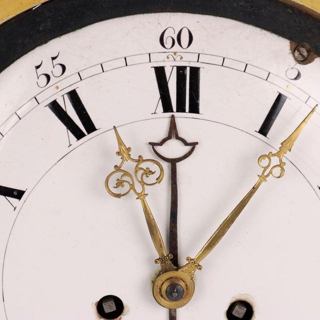 18th Century Pendulum Clock in Wood Decorations, France For Sale - Image 5 of 13