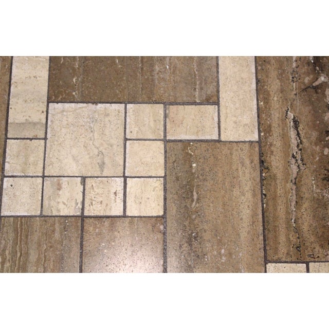 Mid 20th Century Handmade Danish Ceramic Tile and Teak Coffee Table by Haslev For Sale - Image 9 of 10