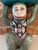 Mid 20th Century Chinese Porcelain Monkey in Floral Vest Holding a Lotus Bowl For Sale In Richmond - Image 6 of 12