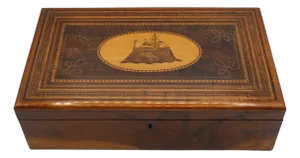 C. 1870 English "Trinity House" Sewing Work Box