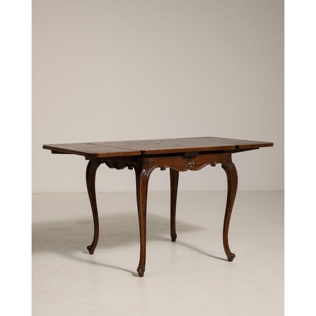 Mid 20th Century Louis XV Expanding Side Table For Sale - Image 13 of 14