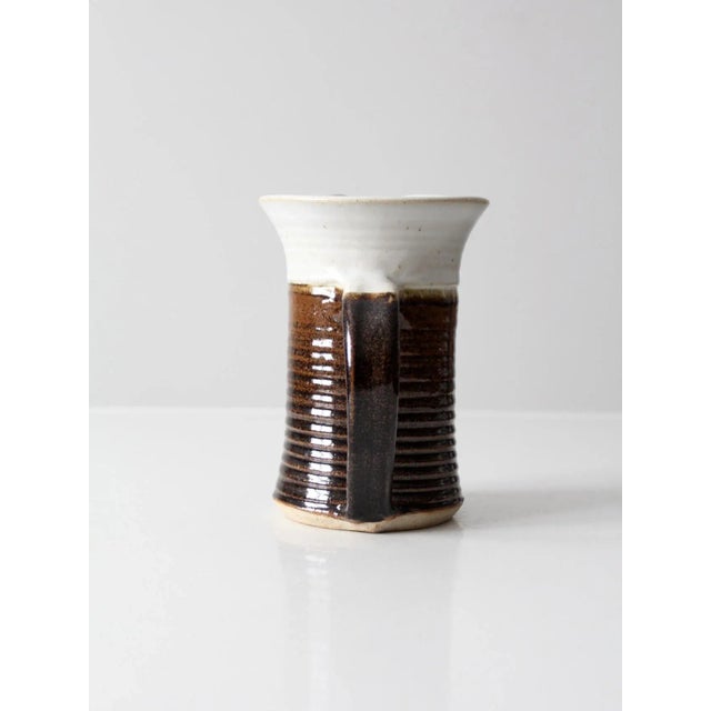 Vintage Studio Pottery Pitcher For Sale - Image 4 of 13