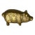Vintage Brass Pig Figurine For Sale