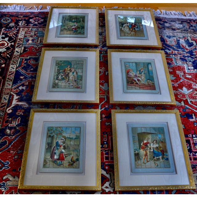 Antique Framed Puzzles - Set of 6 For Sale - Image 13 of 13