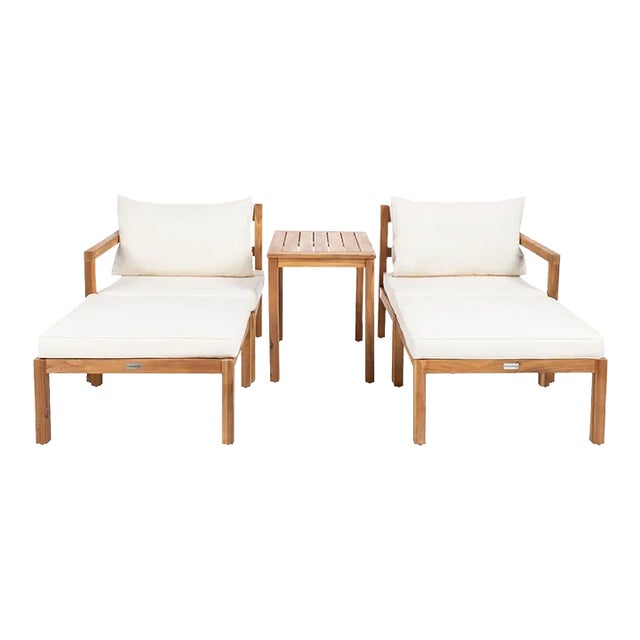 Pratia 5 Piece Outdoor Set - Natural/Beige For Sale