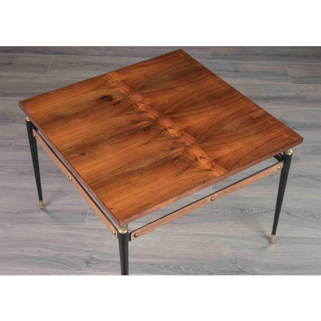 Mid-Century Italian Rosewood Cocktail Table For Sale - Image 10 of 10