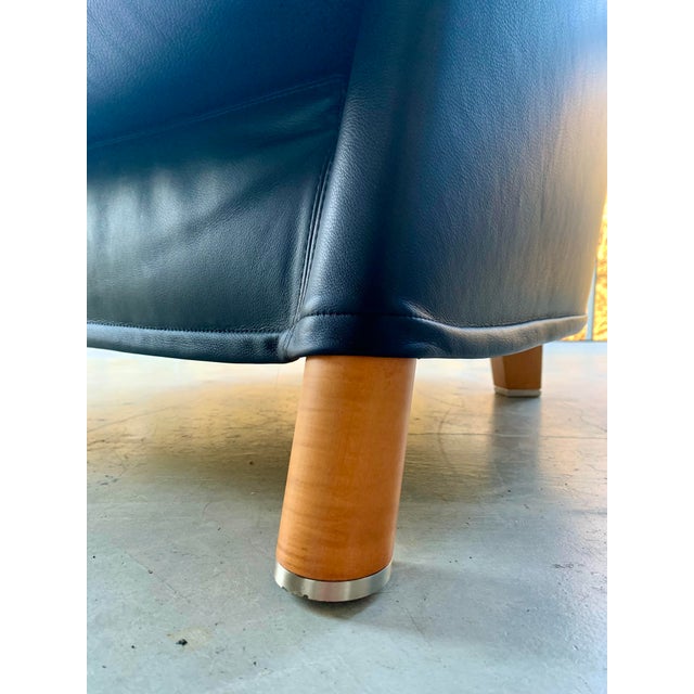 Leather Armchair by Massimo Scolari for Giorgetti For Sale - Image 3 of 18