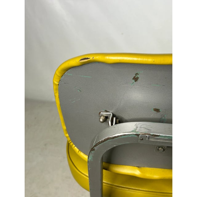 Mid Century Harter Steel Swivel Office Chair For Sale In New York - Image 6 of 11