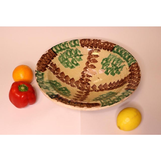 Vintage Handmade Clay Bowl or Plate, 1930s For Sale - Image 11 of 16
