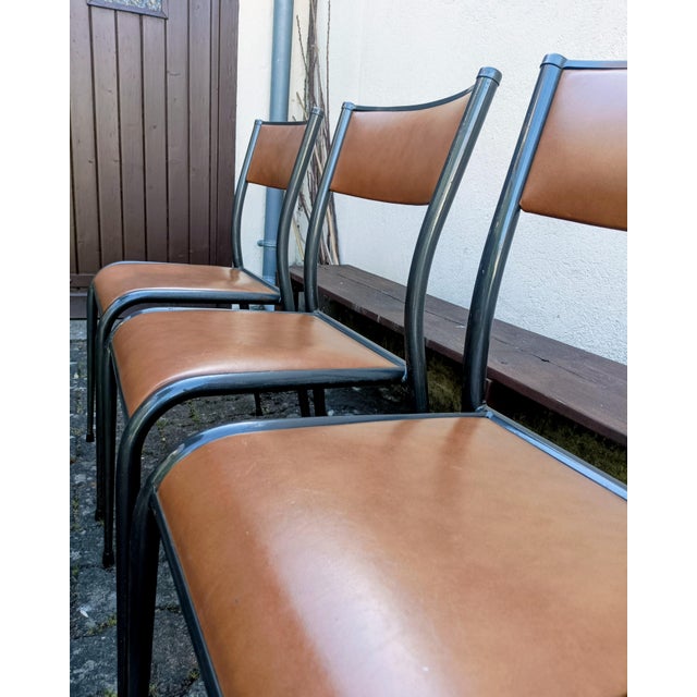 1960s School Chairs from Mullca, 1960s, Set of 6 For Sale - Image 5 of 13