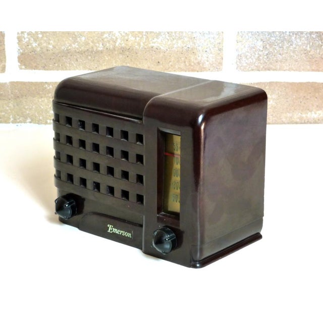 1960s Brown Model 540 Radio from Emerson, USA, 1940 For Sale - Image 5 of 6