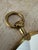 Italian Brass Oval Mirror Articulated Hanger For Sale - Image 11 of 14