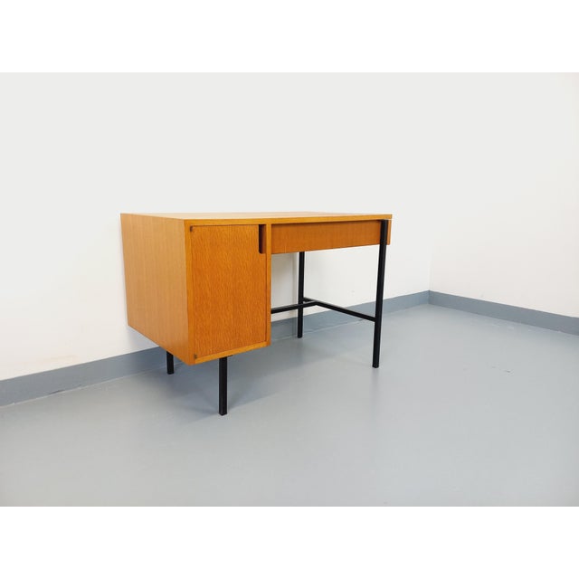 Vintage Multitable Desk in Oak by Jacques Hitier, 1960s For Sale - Image 15 of 18
