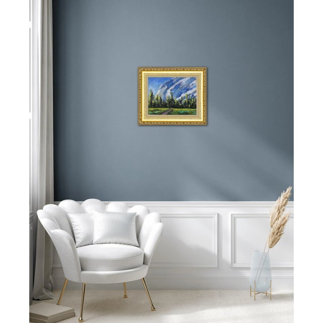 Yosemite Landscape (Original Plein Air Oil Painting) For Sale - Image 9 of 12