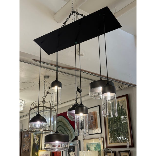 2020s Hennepin Made Parallel Collection Pendant Chandelier, Custom For Sale - Image 5 of 12