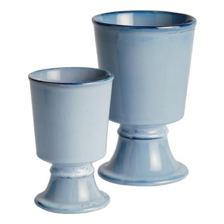 Kelcy Footed Cachepots, Set Of 2 For Sale