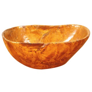 Swedish Birch Burl Bowl, 1876 For Sale