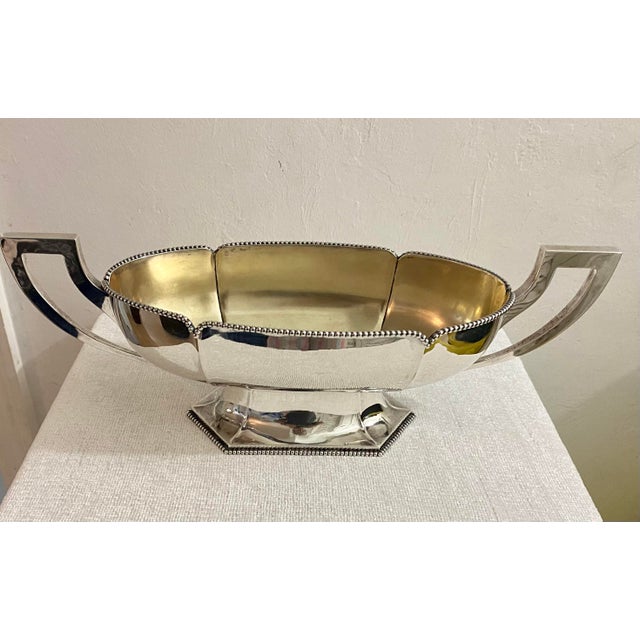 Late 19th Century Late 19th Century Wilhem Binder 800 German Silver Centerpiece Bowl For Sale - Image 5 of 12