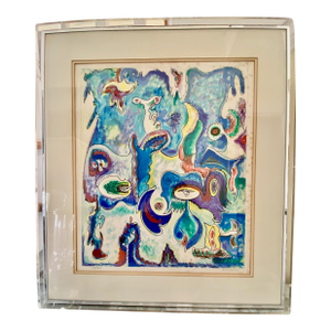 1960's Original - By: Stephen Sacklarian - Expressionist Artist a "Signed Limited Edition Genesis Iv”; 180 / 200
