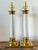 White Vintage Crystal Column Lamps - A Pair For Sale - Image 8 of 12