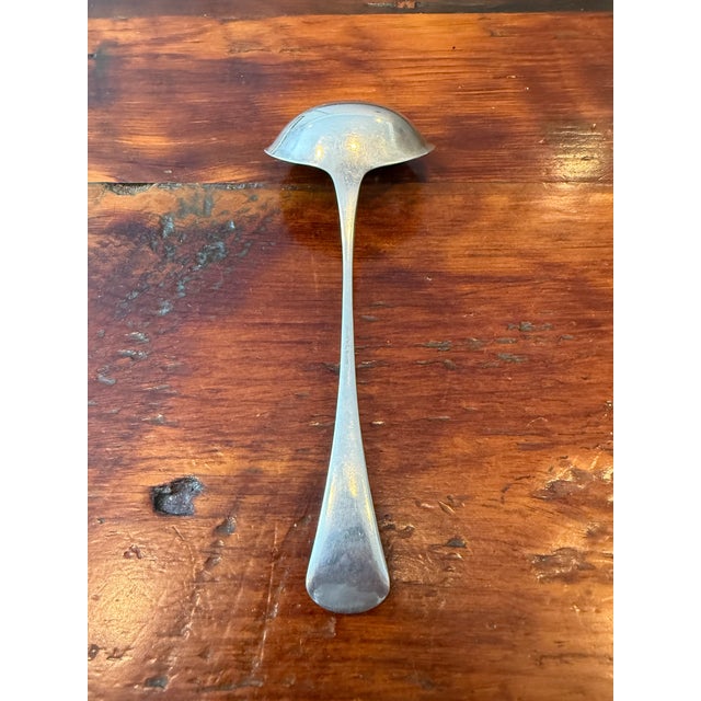 Mid-Century Modern Mid 20th Century Romance by Bjorn Rosenthal Sterling Silver 925 Soup / Sauce Ladle For Sale - Image 3 of 14