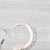 1.70ctw Emerald Diamond Flower Drop Earrings 14k White Gold Lever Backs For Sale - Image 4 of 5