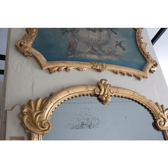 French 18th Century Louis XV Period Trumeau Mirror For Sale In Baton Rouge - Image 6 of 8