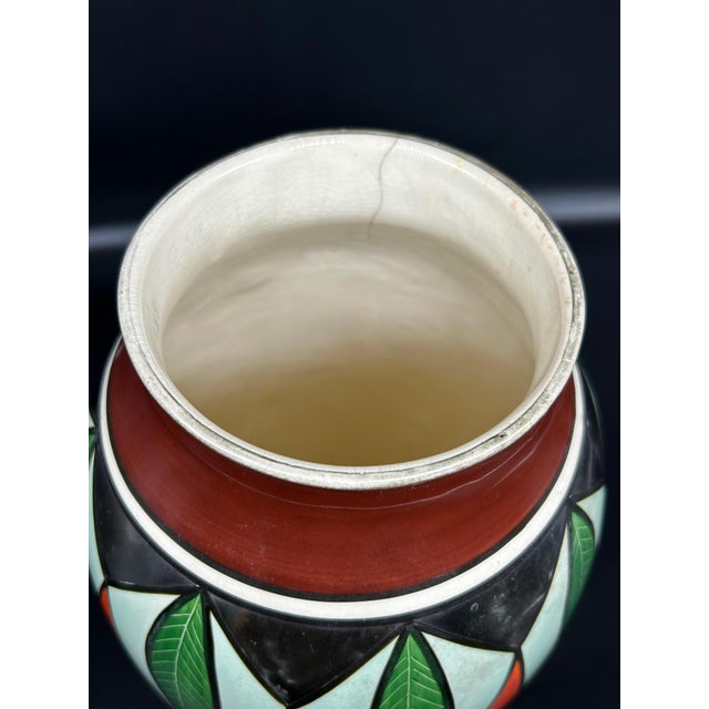 Earthenware Vase by Gustave de Bruyn for Fives - Lille, 1920s For Sale - Image 10 of 14