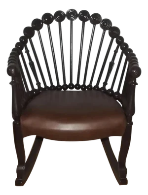 Antique "Lollipop" Rocking Chair Attributed to George Hunzinger