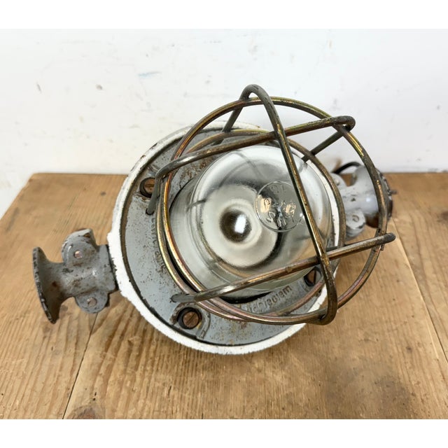 Industrial Grey Explosion Proof Lamp, 1980s For Sale - Image 16 of 18
