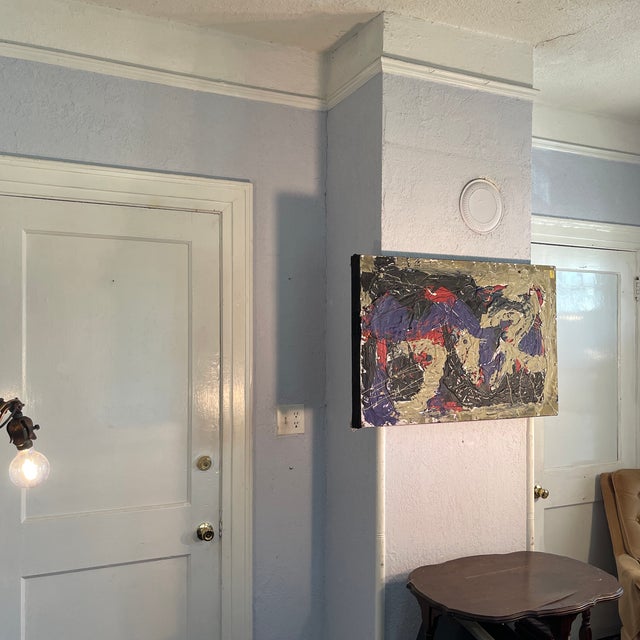 Snake” by John Frates, Mid Century Modern, #1723, 24x36x1.75 In. For Sale - Image 9 of 12