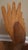 Tan Hand-Carved Single-Piece Figure of an Eagle on Wood Plinth, Circa 1950s For Sale - Image 8 of 14