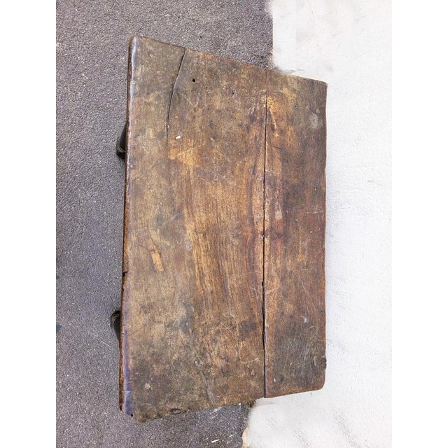 Wood Antique Walnut Console Table For Sale - Image 7 of 11