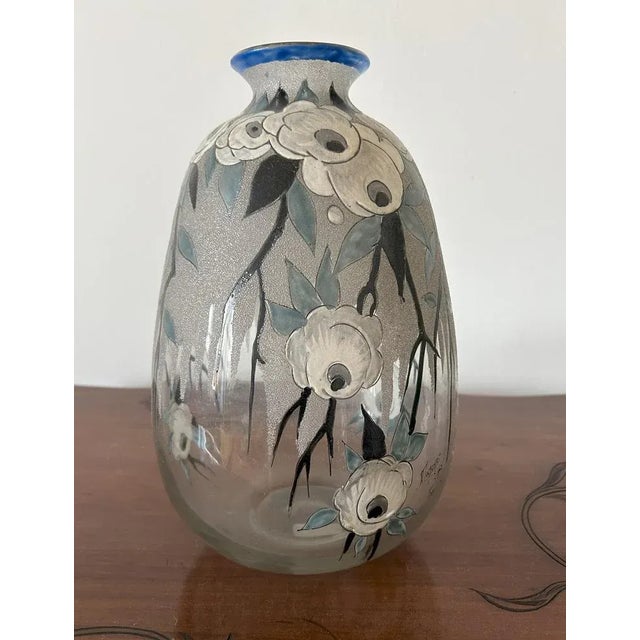 Vase by Adrien Mazoyer, France, 1930 For Sale - Image 3 of 16