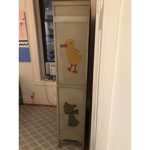 Children's Antique French Armoire For Sale - Image 4 of 6