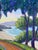 Large Expressionist California Landscape Oil on Canvas Hartman For Sale - Image 4 of 7