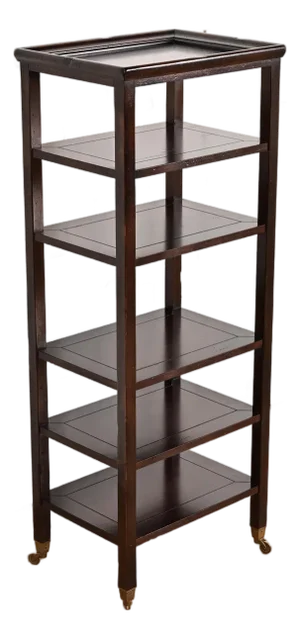 Baker Furniture Modern Regency Mahogany Étagère