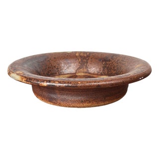 Mid-Century Modern Danish Studio Pottery Bowl from Visby, Denmark, 1960s For Sale
