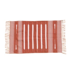 Musk Rug, 9x12, Red & White For Sale