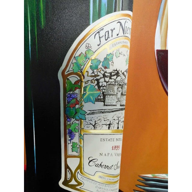 Impressionist Thomas Stiltz "Without a Car"e Original Art Painting on Canvas Custom New Framed For Sale - Image 3 of 7