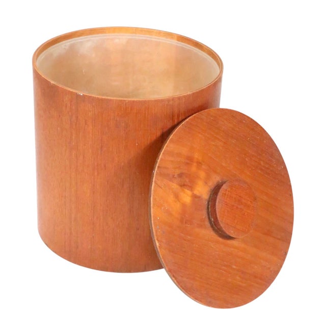 Mid 20th Century Set of Four Mid 20th Century Danish Modern Teak Canisters For Sale - Image 5 of 8