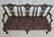 Chippendale Antique 19th Century Chippendale Carved Mahogany Triple-Back Settee For Sale - Image 3 of 18