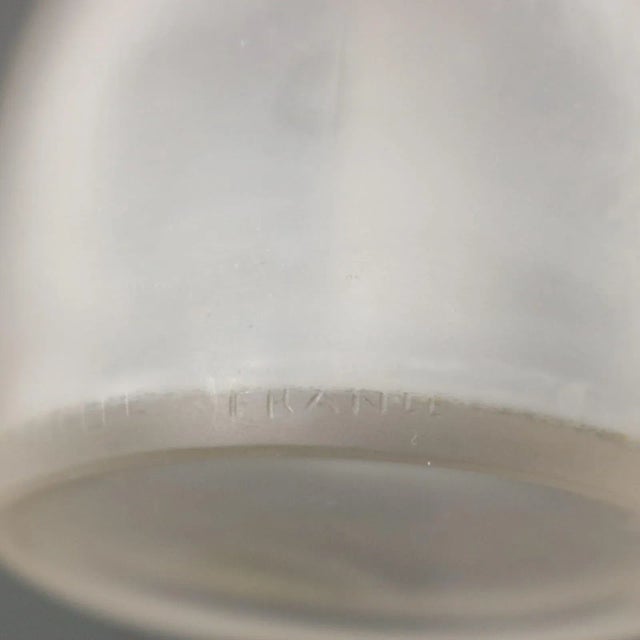 Rene Lalique Frosted Glass Perruches Perfume Bottle For Sale - Image 11 of 12