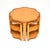 Mid-Century Modern Art Deco Birds Eye Maple Nesting Tables, 1930s, Set of 5 For Sale - Image 3 of 11