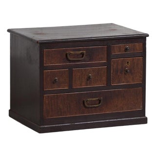 Antique Japanese Auxiliary Chest of Drawers For Sale