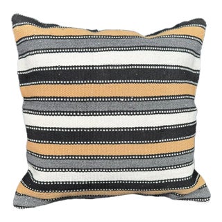 Turkish Hemp Pillow Cushion Natural Beige Black Cushion Cover 20x20 For Sale